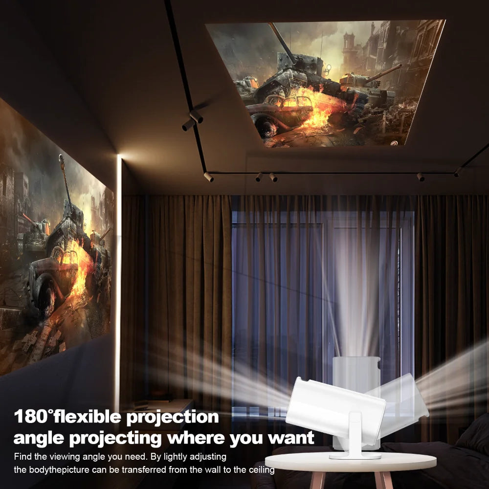 P30 Mini Smart Projector – 4K Support | Android 11 | Home Cinema in Your Pocket