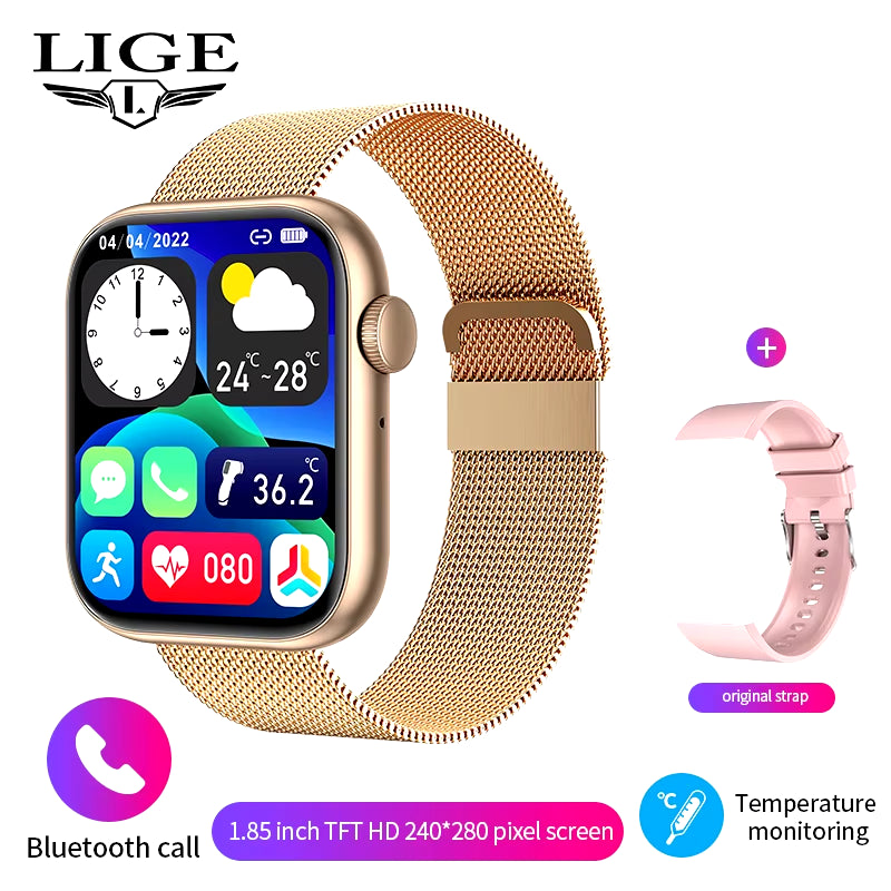 Next-Gen 2025 Smart Watch – Bluetooth, Wireless Charging, Full Health Suite