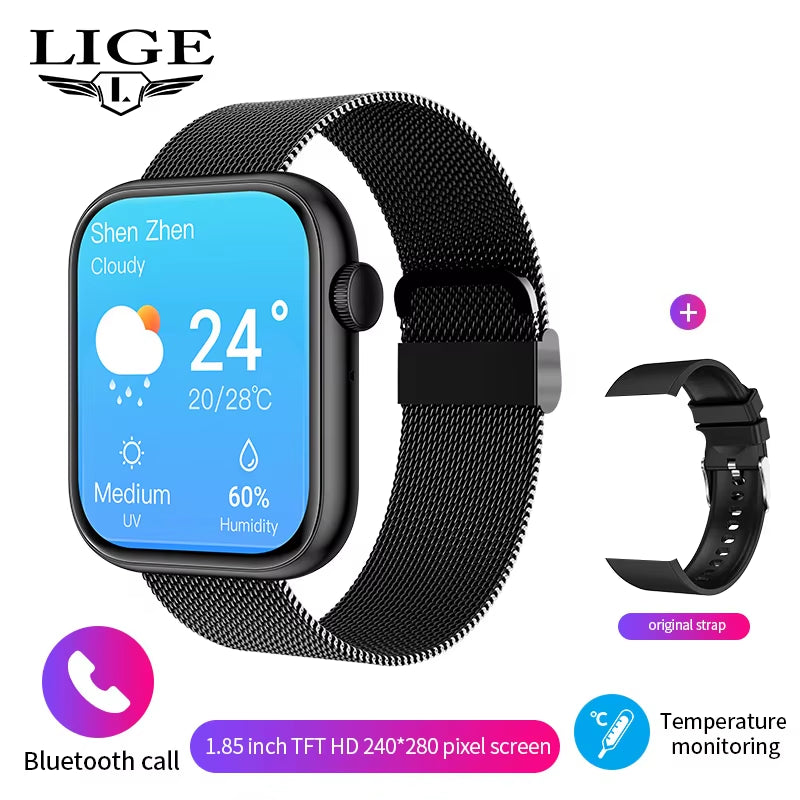 Next-Gen 2025 Smart Watch – Bluetooth, Wireless Charging, Full Health Suite