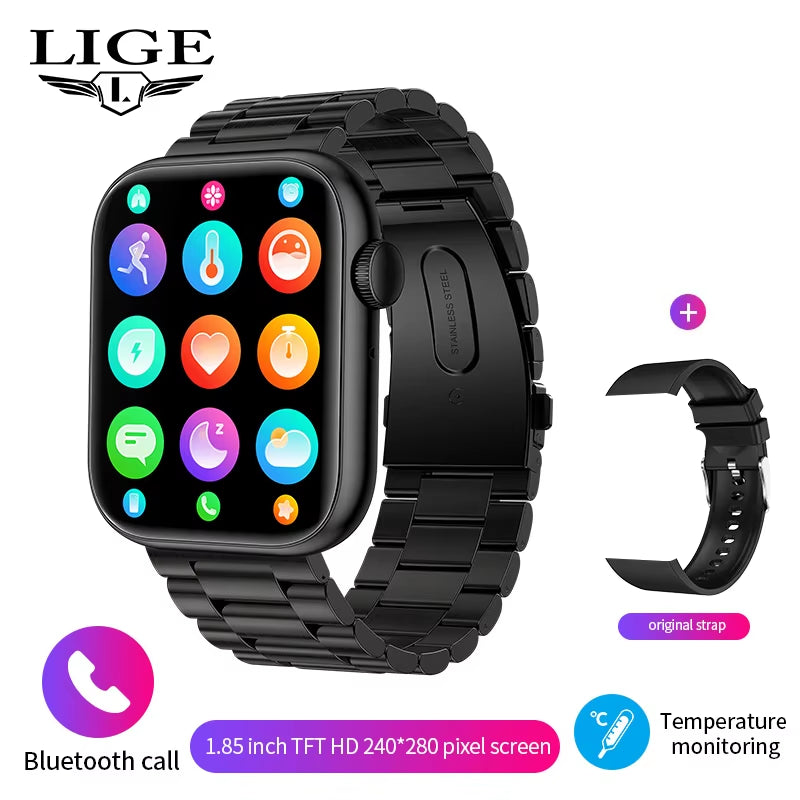 Next-Gen 2025 Smart Watch – Bluetooth, Wireless Charging, Full Health Suite