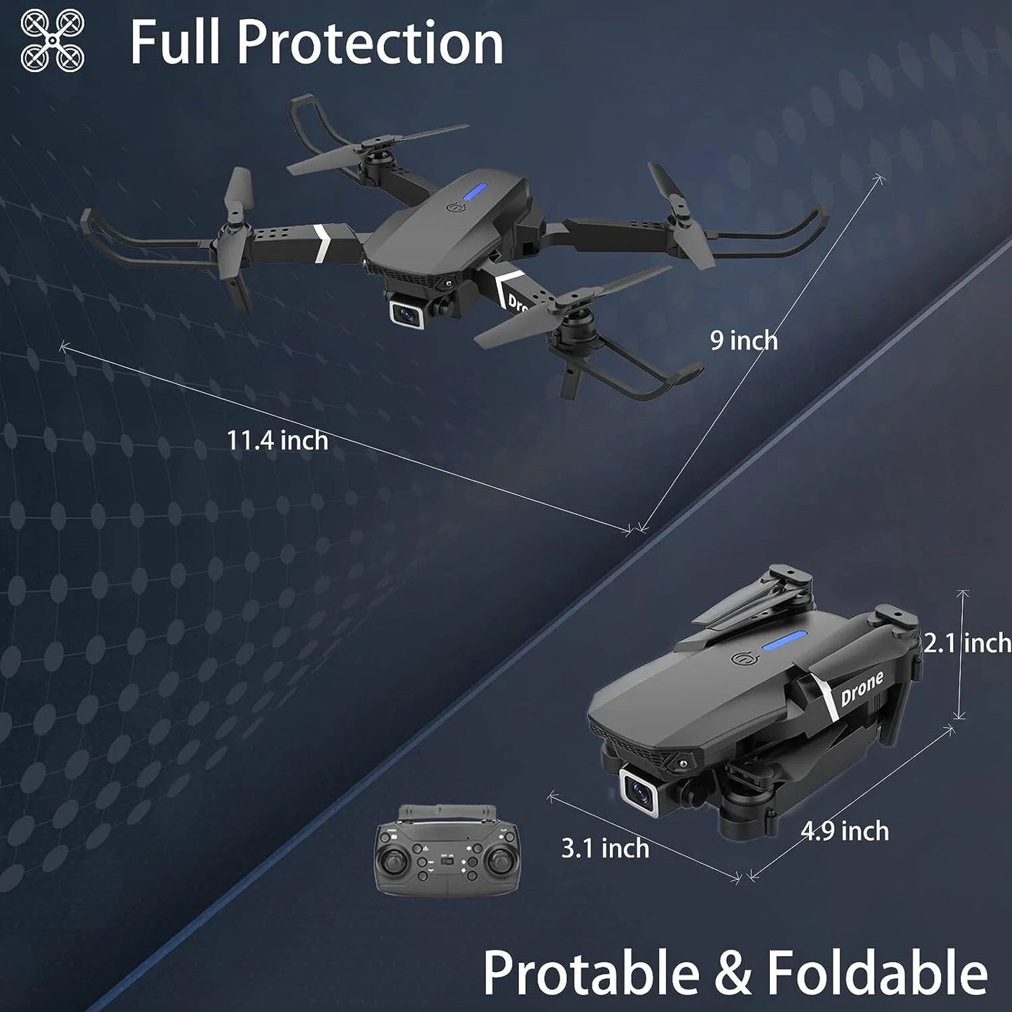 Falcon 4K AUTO RETURN HOME Aerial Drone