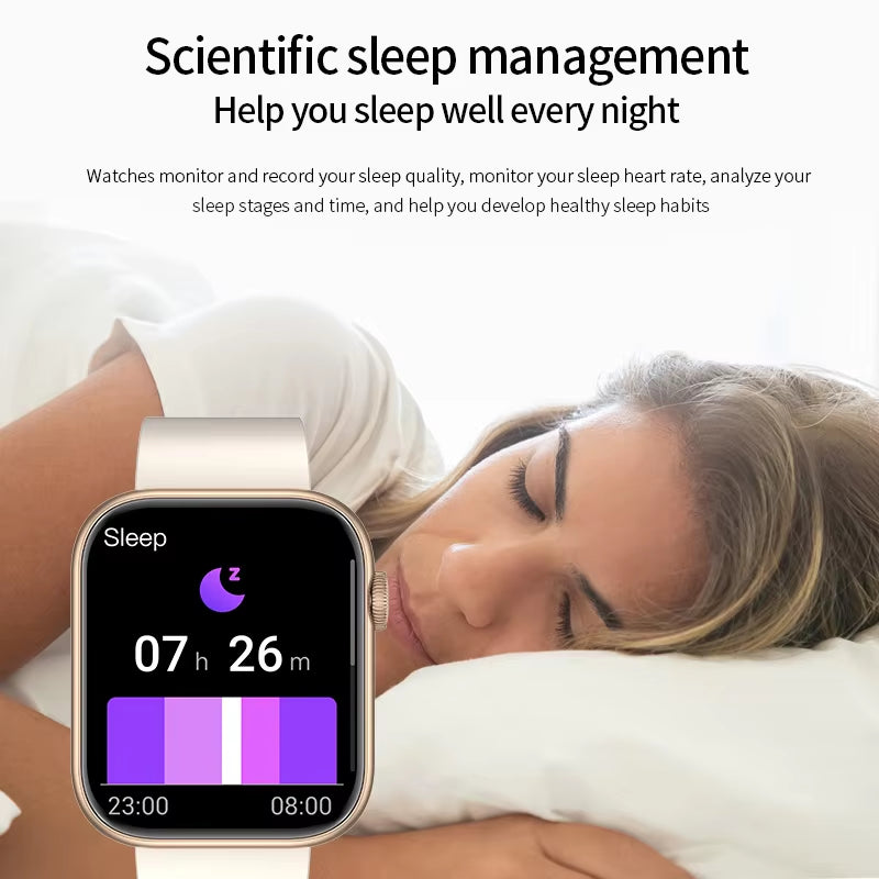 Next-Gen 2025 Smart Watch – Bluetooth, Wireless Charging, Full Health Suite